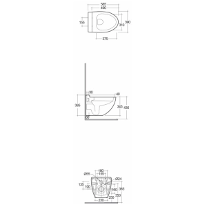 WC Rak Ceramics Reserva RS13AWHA