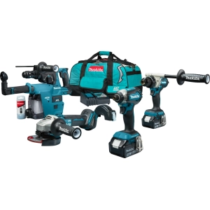 Juego de herramientas eléctricas Makita DLX4155TX1