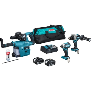 Juego de herramientas eléctricas Makita DLX3154TX1