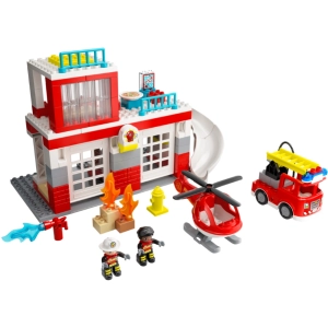 Constructor Lego Fire Station and Helicopter 10970