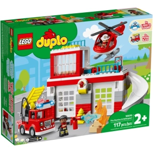 Lego Fire Station and Helicopter 10970