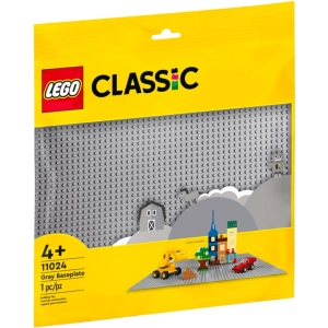 Lego Gray Baseplate 11024