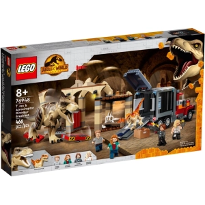 Lego T. rex and Atrociraptor Dinosaur Breakout 76948