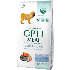 Comida para perros Optimeal Adult Medium Beed Hypoallergenic 1,5 kg