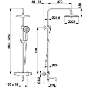 Armatura Moza 5736-910-00