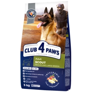 Alimentación para perros Club 4 Paws Adult Scout Medium/Large 5 kg