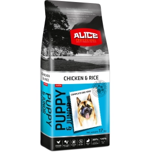 Alimento para perros Alice Puppy&Junior Chicken and Rice 17 kg