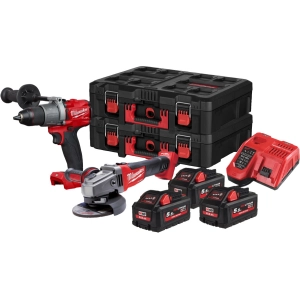 Juego de herramientas eléctricas Milwaukee M18 FPP2D2-553P