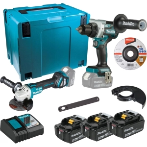 Juego de herramientas eléctricas Makita DLX2431TJ