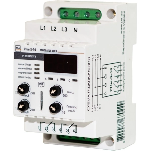 Relé de tensión PromAvtomatika RNm-3-16X