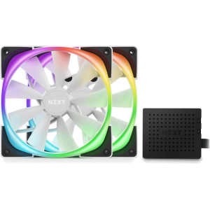 NZXT Aer RGB 2 140 White Twin Starter Pack