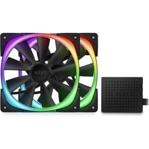 NZXT Aer RGB 2 140 Black Twin Starter Pack