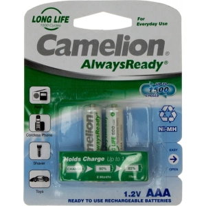 Acumulador / batería Camelion Always Ready 2xAAA 600 mAh