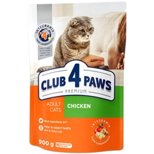 Comida para gatos Club 4 Paws Adult Chicken Fillet 0,9 kg