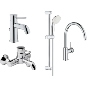 Juego mezclador Grohe BauClassic 123869K