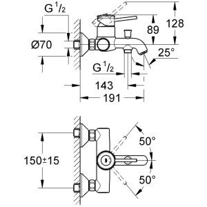 Grohe BauClassic 123869K