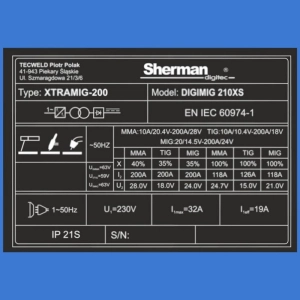 Sherman DIGIMIG 210 XS