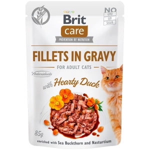 Comida para gatos Brit Care Fillets in Gravy with Hearty Duck 0,08 kg