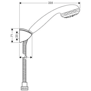 Hansgrohe Club 3 Porter Set 27585000