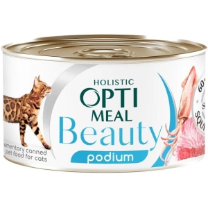 Comida para gatos Optimeal Beauty Harmony Podium Tuna in Gravy 0,07 kg