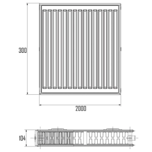 AquaTronic 22VK 300x2000