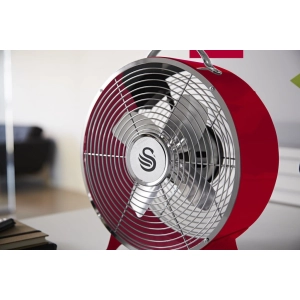 SWAN Retro 8 Inch Clock Fan