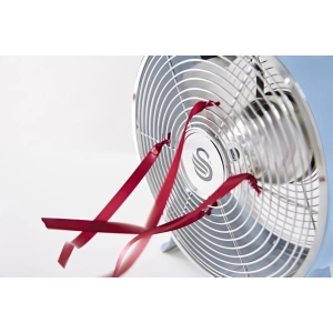 SWAN Retro 8 Inch Clock Fan