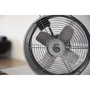 SWAN Retro 8 Inch Clock Fan