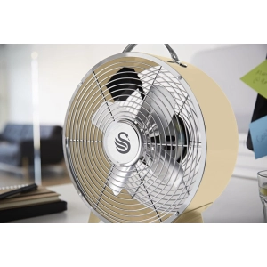 SWAN Retro 8 Inch Clock Fan