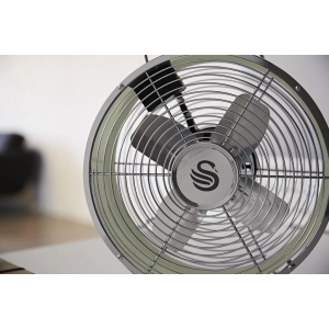 SWAN Retro 8 Inch Clock Fan