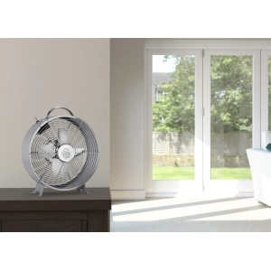 SWAN Retro 8 Inch Clock Fan