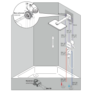 Hansgrohe Rainmaker Select 460 EcoSmart 24017400