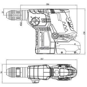 Metabo KH 18 LTX BL 24 Q 601714850