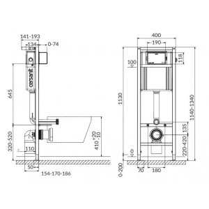 Cersanit B206 Aqua 02 Delfi Presto S701-391