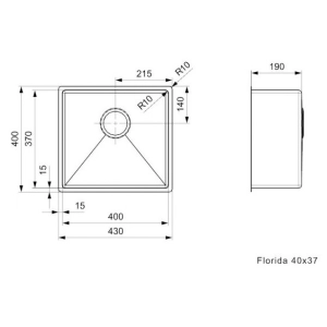 Reginox Florida 40x37 R27769