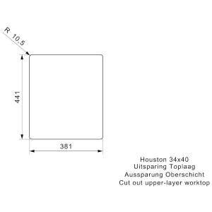 Reginox Houston 34x40 R32862