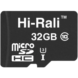 Tarjeta de memoria Hi-Rali microSDHC class 10 UHS-I U3 32Gb