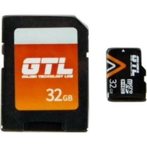 Tarjeta de memoria GTL microSDHC class 10 UHS-I + SD adapter