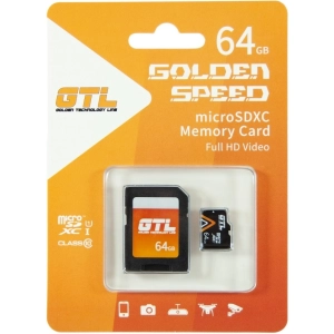 GTL microSDXC class 10 UHS-I 64GB + SD adapter