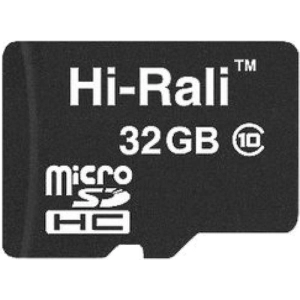 Tarjeta de memoria Hi-Rali microSDHC class 10