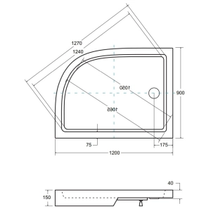 Besco Saturn 120x90 BAS-120-NP