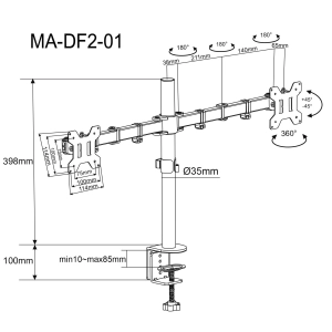 Gembird MA-DF2-01