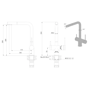 Fabiano FKM 31.14 SS Inox 8231.401.0711