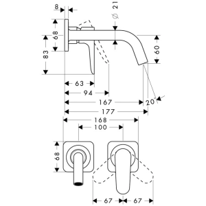 Batidora Axor Citterio M 34113000