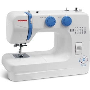 Máquina de coser/remalladora Janome Top 12