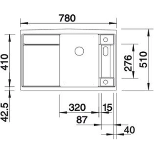 Blanco Axia II 45S 518824