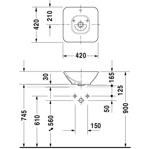 Duravit Bacino 033342