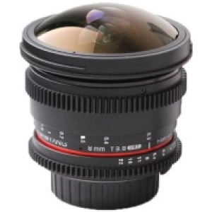 Lente Samyang 8 mm T3.8 IF AS UMC Fish-eye CS II VDSLR