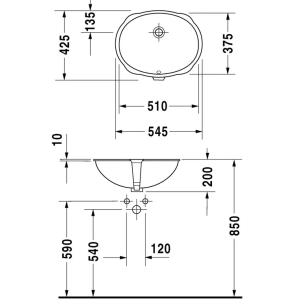 Lavabo Duravit Vanity Basins 046651