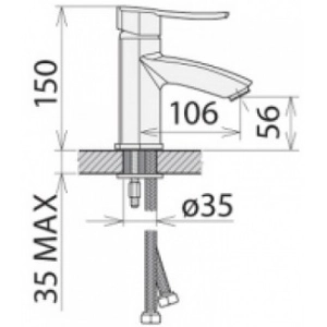 Mezclador Welle Kate CB16177D